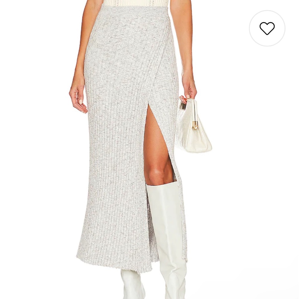 Better Days Midi Skirt XS Gray - Picture 6 of 7